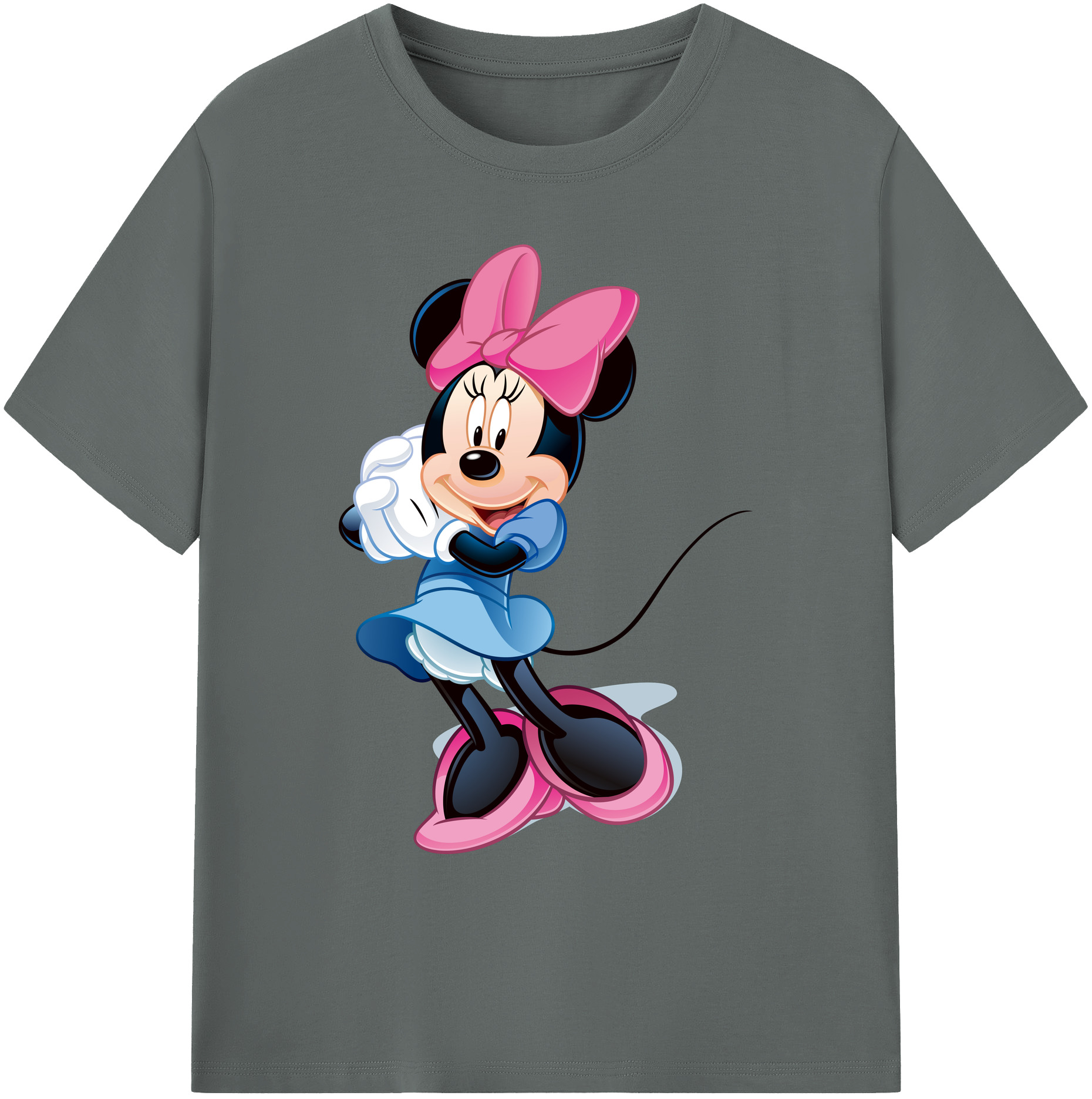 ミッキーマウス Mickey Mouse 綿100％ メンズ半袖Tシャツ｜肌触りやわらか＆通気性